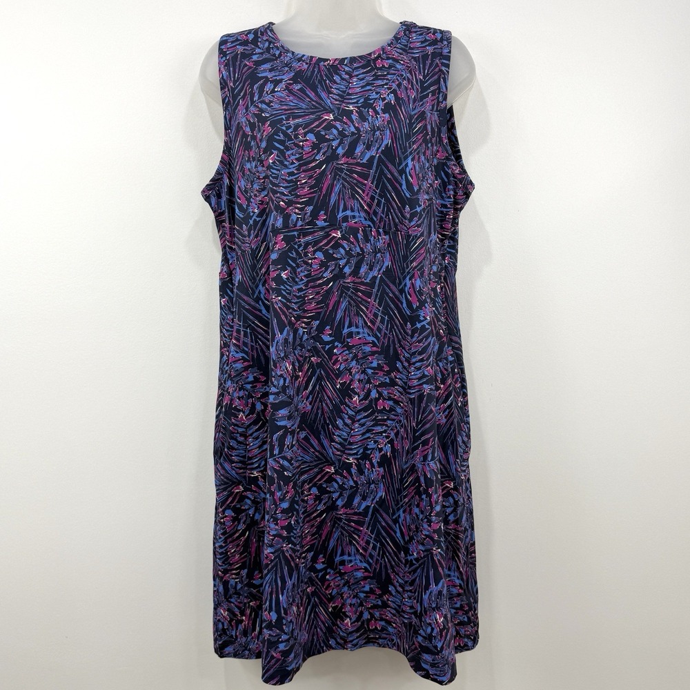 Columbia PFG Freezer Tank Dress XL Granola Girl Outdoors Camping Hiking UPF 50
